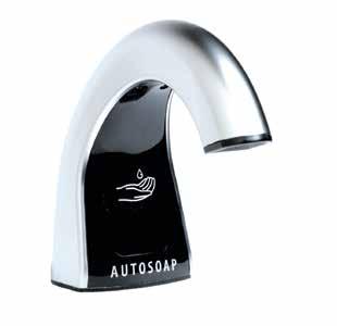 Soap Dispensers Page Bobrick Automatic Liquid Soap Dispenser # 474826 construction Countertop mounted 800 ml