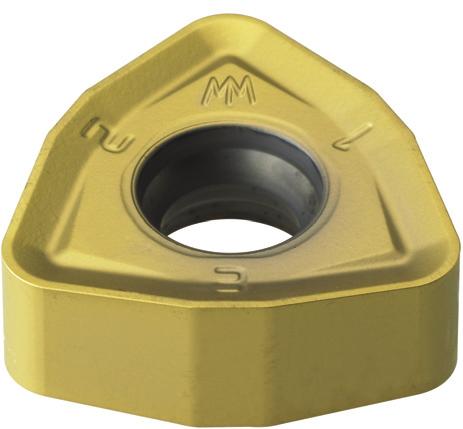 Features of insert Features of cutter Application area Features of insert Nose-R Security of rigid edge in ramping, pocket machining Round edge line suitable for high