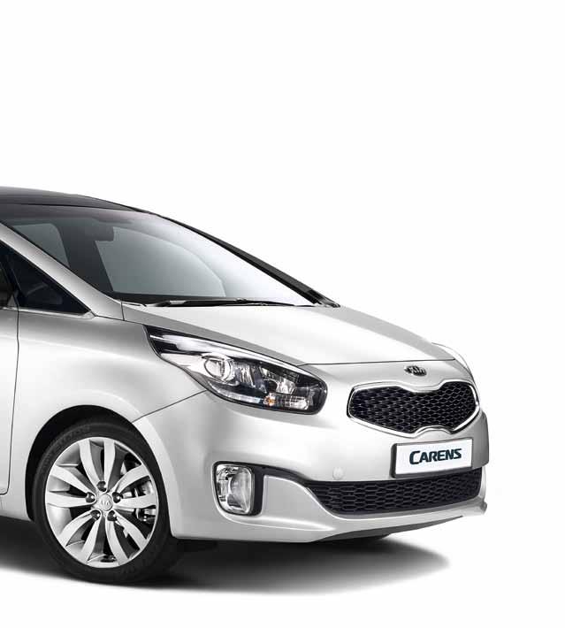THE NEW KIA CARENS Confidence now comes as standard The Kia Carens is covered by our pioneering 7 year vehicle warranty consisting of 3 year/unlimited mileage and 4-7 year/100,000