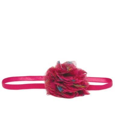 POM-POM BAND AW12AS06 Hair band with floral pom pom Butterfly print pink: AW12AS06BFPNK Butterfly print cream: AW12AS06CRM Butterfly print green: AW12AS06GRN