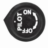 TO TURN OFF THE GAS LOG SET FROM THE ON POSITION (Fig. 5-3), turn the knob 90 clockwise to the 'PILOT' position (Fig. 5-2). TO TURN OFF THE GAS LOG SET AND THE PILOT FROM THE PILOT POSITION (Fig.