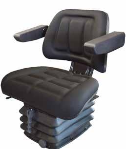 51804 Seat with Air Suspension SPECIFICATIONS Back recline adjustment
