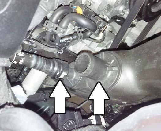 Install the PCV tube with the quick connect (make sure it s fully seated), followed by the