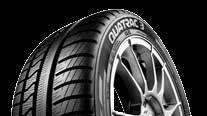 Low noise level Complies with the requirements for official designation as a winter tyre