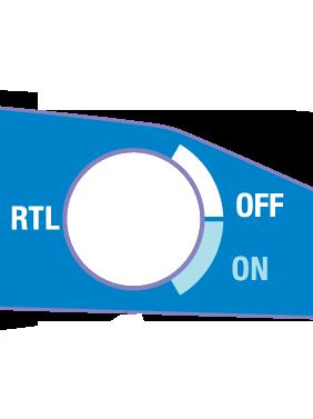 If you re new to flying, try starting your first flight in loiter (LTR) instead of standard. Ensure that the RTL switch is set to OFF.