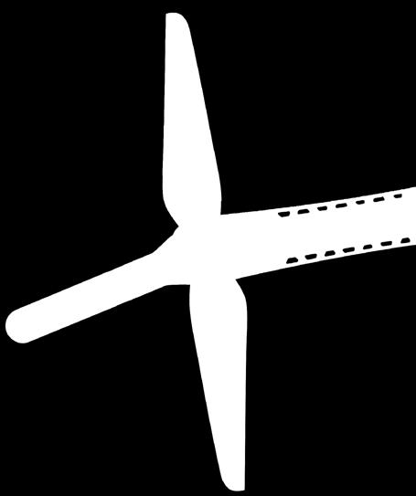 Each propeller has locking and unlocking direction symbols. To attach, spin the propeller in the direction of the locking symbol.