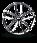 Alloy wheel kit 17 17 twin-5-spoke alloy wheel, silver, 6.