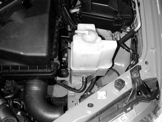 Remove IAT sensor. b) The stock air intake system. c) Unplug the MAF sensor and remove the IAT sensor from the air box.