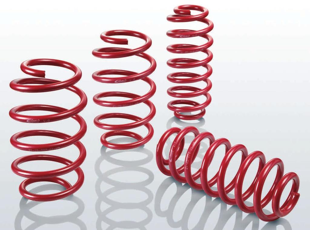 11 SPORTLINE Sport Performance Springs Lowers vehicle up to 50 mm Progressive spring design Extreme performance
