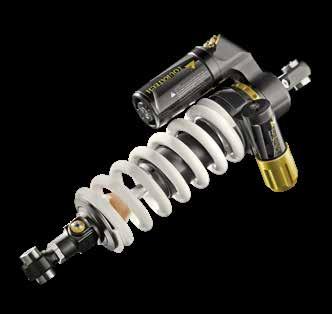 sensitive response than standard suspension Touratech Suspension also has suspension components for long-distance and extreme riding Touratech Suspension shocks are fully serviceable for a long