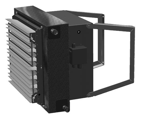 MultiMAXX HB Example wall mounting 3 1 4 2 5 Unit Description Mounting DencoHappel MultiMAXX HB recirculation unit heater with Cu/Al heat exchanger and secondary air louvre Unit / accessory item 1