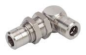Plug connectors made of stainless steel and 1 seal 16 All-round fittings made of stainless steel Bulkhead connector 17 - Material stainless steel AISI 304/ 304L (1.4301/1.