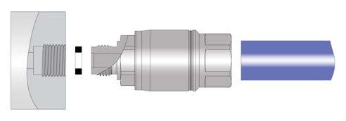 Connectors for connections dead zone-free Fittings made of stainless steel, brass nickel-plated 35 Tubes Tube dimension PA Temperature range -76 to 212 F (-60 to +100 C) Outsuide-Ø Inside-Ø R min.