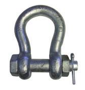 Meet US Federal RR-C-271D requirements for alloy shackles.