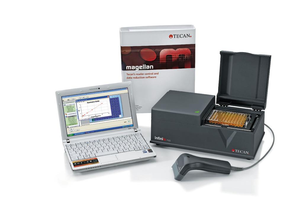 Comprehensive and powerful data analysis The Infinite F50 comes complete with Magellan Tecan s established reader control and data analysis software allowing quick and easy measurements,