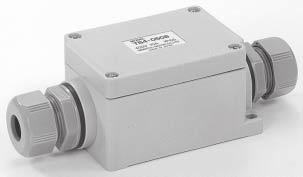 Accessories Power Relay Box for Watertight Type s This power relay box connects the motor cable and the extension cable. Use this relay box when extending the motor cable of the FPW Series.