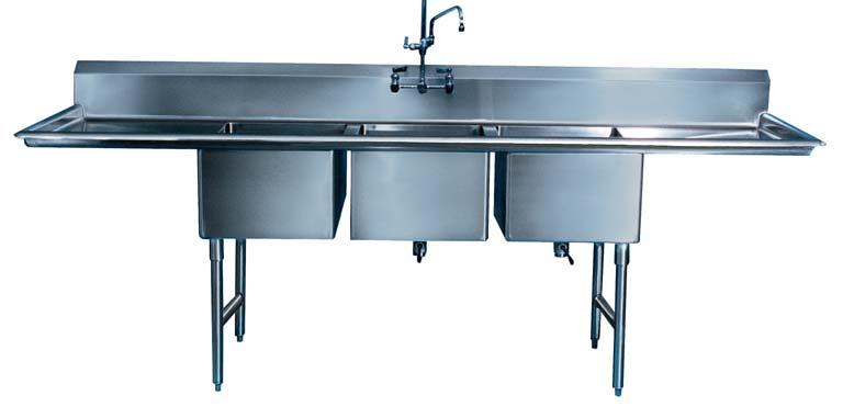 Stainless Steel Work Table with Poly Top, Backsplash & Undershelf 2010 Poly top is 5/8 thick.