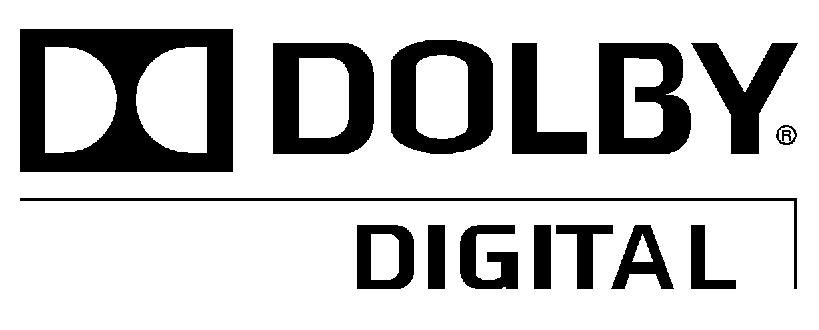 Manufactured under license from Dolby Laboratories. Dolby and the double-d symbol are trademarks of Dolby Laboratories.