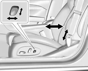 Seats and Restraints 57 Lumbar Adjustment Bolster Adjustment.