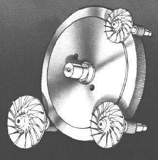 Page : 3 of 13 Rotors consisting of an integral pinion gear, driven at its optimum speed by the bullgear, and an impeller. One or two intercoolers and one aftercooler.