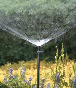 Vari-Jets Valve adjusts flow and coverage. Choice of spray patterns. Threaded for installation on Rigid Risers. UV stabilized materials for long life. Home and landscaped gardens.