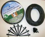 9 System Components Include: 50 feet 5/8 Mainline Tubing P.E..600 ID x.