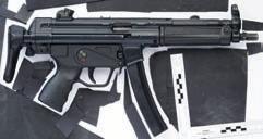 Heckler & Koch MP5 Type: Sub-machine gun Calibre: 9 19 mm Charging handle