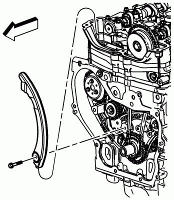 Page 18 of 29 20. Rotate the crankshaft clockwise to remove all chain slack. Do not rotate the intake camshaft. 21.
