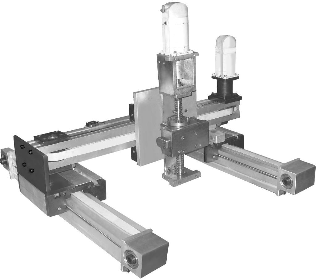 LFR MODULES LINEAR MODULES WITH DRIVE SYSTEMS Linear guidance system is manufactured using Aluminum extrusions, Precision linear shafts, LFR Track Rollers.