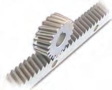 Adjusting plates for racks Material: 6082 clear anodized aluminium alloy Tecline 2 22 58 125 T Pinion Gears Helical toothed pinions (19 31 42 left-hand). Pressure angle 20.