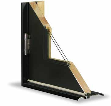 SWING PATIO DOORS 41 In-Swing Extended Jamb Extended Jamb - Exterior (Shown with 2 Brickmold) Lincoln swing doors feature a 4-9/16 jamb depth that will accommodate an additional 2 clad extrusion to
