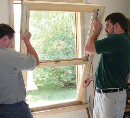 REPLACEMENT WINDOWS 53 Take your old, drafty, hard to operate, inefficient windows and update them with all of today s technology and styles.