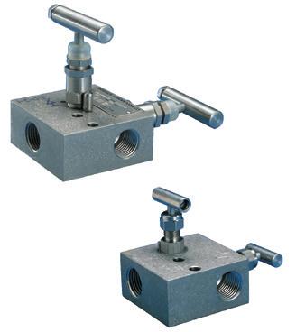 m o Anderson Greenwood PTM/PT7 Static Pressure Manifolds Two valve calibration manifolds with a choice of metal and soft seats for static pressures up to 6000 psig (414 barg) PT7 PTM Features Cost