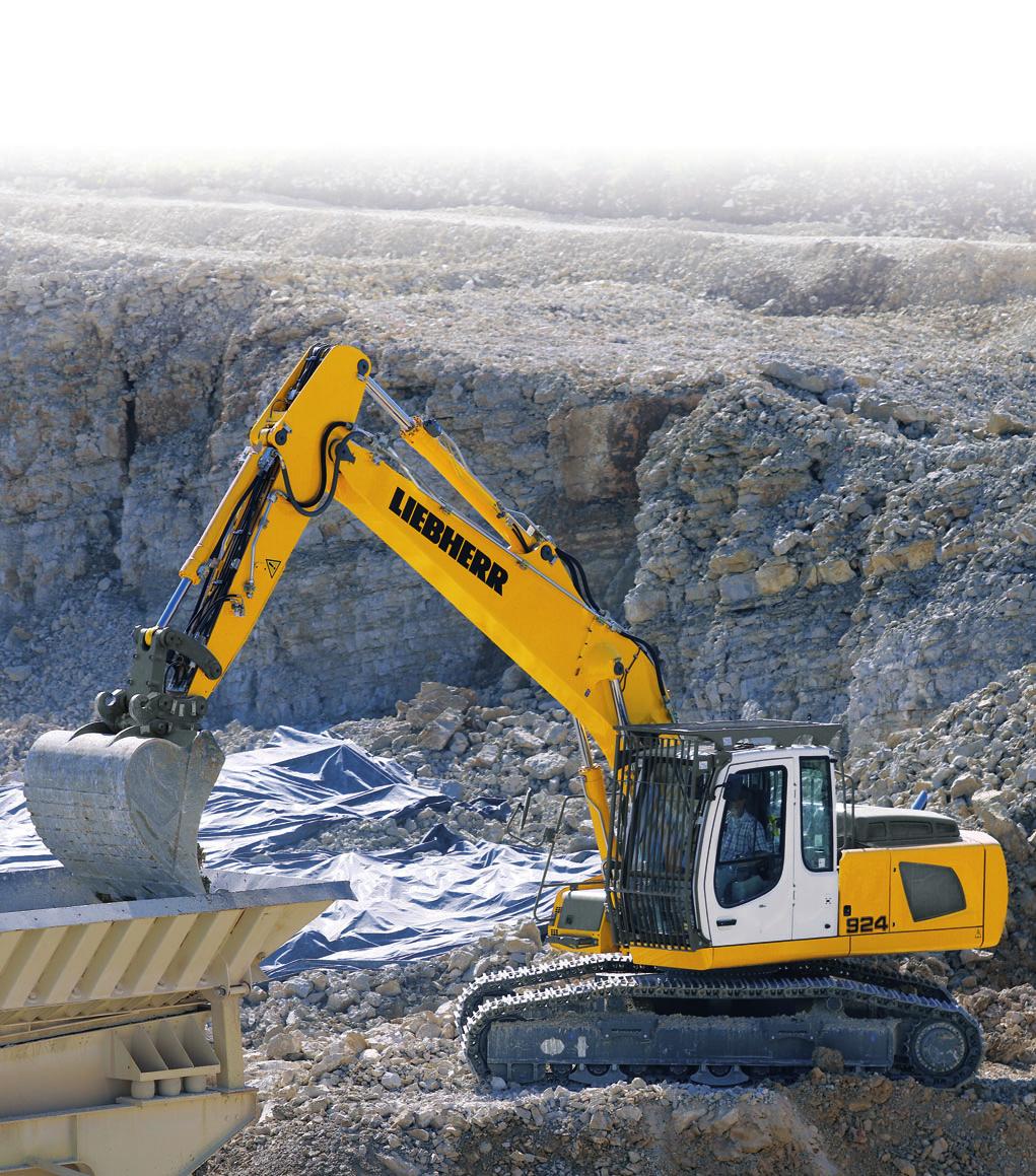 Crawler Excavator R C litronic` Operating