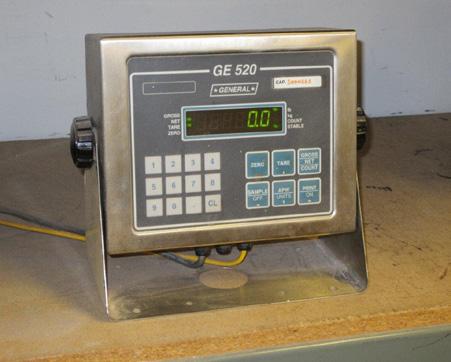 BGA on digital scales to accurately measure the injected