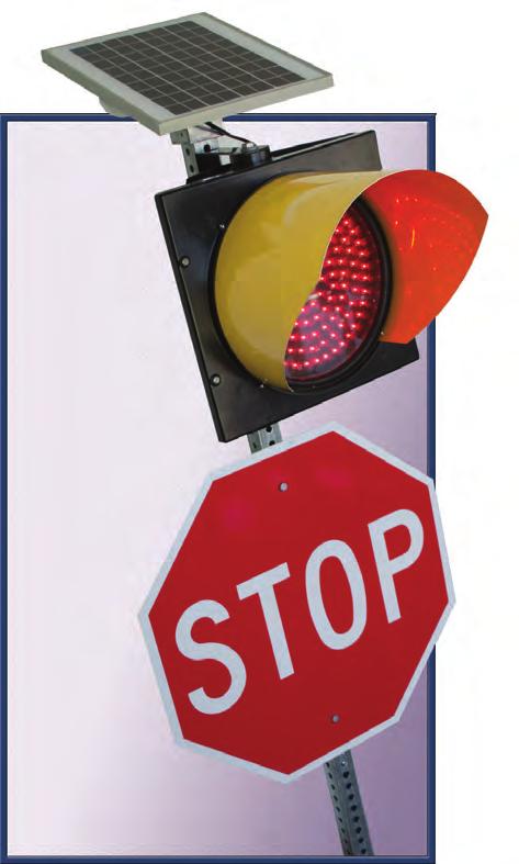 Solar Powered Retrofit Blinking Light Kit Turn any sign into a blinking sign Available in amber, red or white