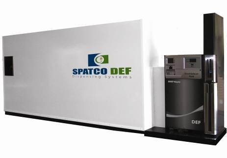 Retail Dispensing System Features: Insulated enclosure with total containment Mag-drive pump (no seals) DEF tanks from 525gal to 2000gal Automatic shut-off valve Welded Stainless Steel pipe Stainless