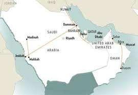 MIDDLE EAST: KUWAIT / NSR/ UAE / QATAR GCC LINE From Kuwait to Oman.