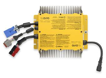 The Curtis Model 1623 is a combination high-frequency battery charger and DC/DC converter in one package.