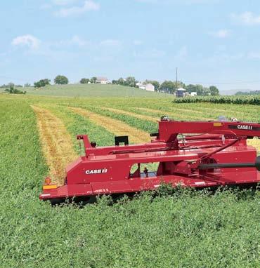 High speed, high quality. Glide swiftly through lush stands of alfalfa, acres of dense grass and even tough cane crops, at high ground speeds.