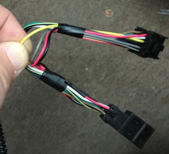 Step 2 Wiring Connections REQUIRED: 1: Connect the Yellow wire, loose from the t-harness to both the Yellow wire in the 20-pin plug of the EVO-ALL, and the Pink wire in the 6-pin plug of the SP-502