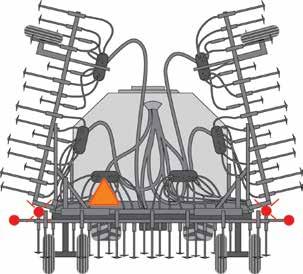 Space the tail lamps as wide laterally as practical, and locate them at a height of not more than 2 metres (6 feet, 6 inches) nor less than 380 millimetres (15 inches) above the ground (see Figure 7).
