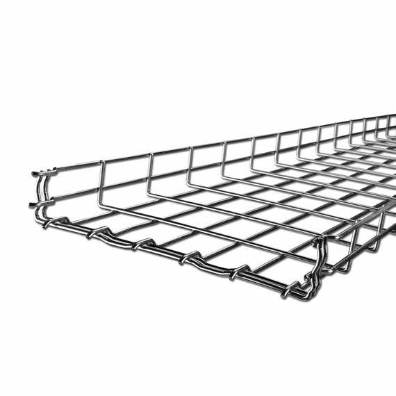 Steel Basket Tray Deep U-Profile Features QuikLok Connection locks lengths of tray together in seconds with no hardware or tools required Low profile provides flexibility in confined spaces