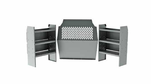 #40670 (2) 32 W Adjustable Shelves #4832L (2) 26 W Adjustable Shelves #4826L (1) 32 W Shelf Door Kit #40020 (2) Steel 3 Drawer Cabinets #40080 (1) 3-Prong J