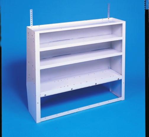 WELDED SHELF UNITS Fully arc-welded and no assembly means E-Z to install.