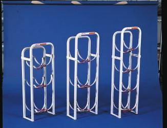 lbs. WIRE SPOOL RACK The WEATHER GUARD Wire Spool Rack is designed to hold a wide variety of sizes of wire spools.