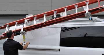 *NOTE: Must order the appropriate Rail Kit to complete the ladder rack. LOADSRITE FEATURES & BENEFITS Designed to allow ladders to be loaded and unloaded one end at a time.