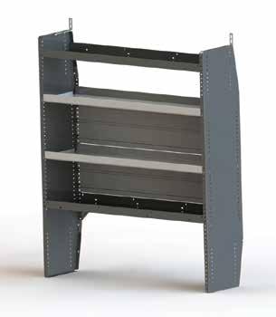 Includes two steel back panels and shelves have pre-drilled holes for adding dividers, drawer units and other plug and play accessories.