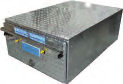 LKB1 4" Aluminum deep units Lock Box have a weight capacity of 0 30 W, lbs. 14. and H, the 36" D deep have a 3 lb.