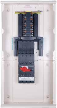 Features B type 3 phase distribution boards Standard, meter ready, split metered and multi service options Fully encapsulated busbar system Conversion of any outgoing way into neutral Fully shrouded